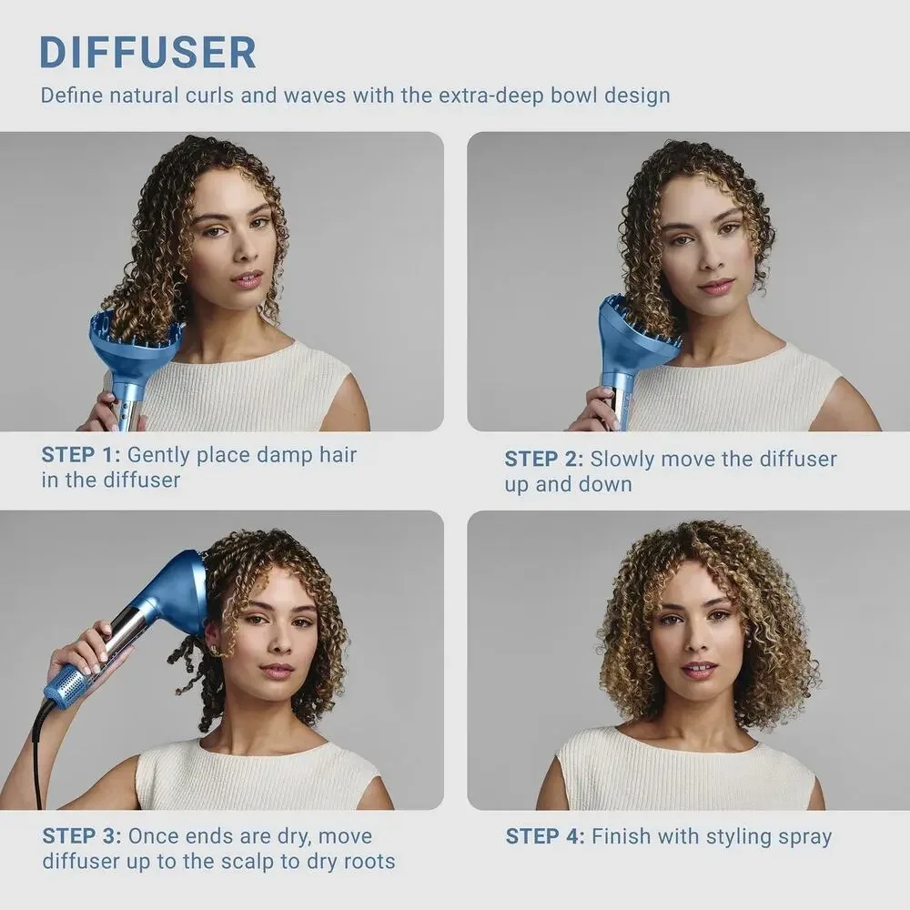 NEW BaBylissPRO StyleSwitch Ionic Multi Styler Dryer‎ 5 Attachments Blowout Curl